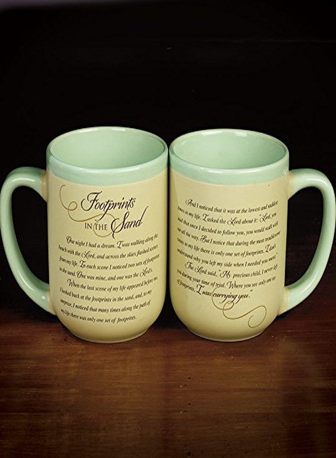 Abbey + CA Gift كوب هدايا آبي بآثار الأقدام - Image 2